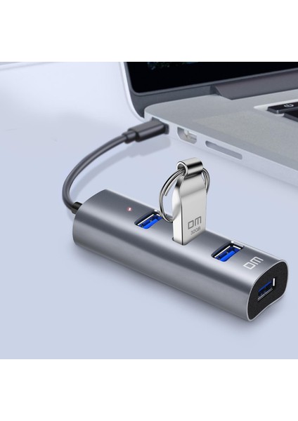 Dm CHB009 USB 3.0 4 Portlu Alüminyum Hub Çoklayıcı