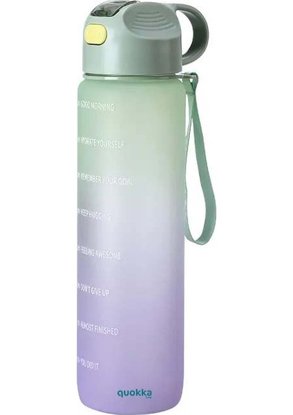 Askılı Rainbow Sport Matara Mor-Yeşil 1 Lt