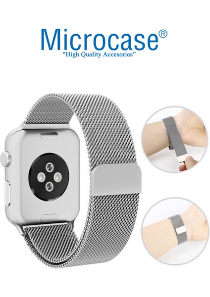 Apple Watch 8 45MM Metal Mıknatıslı Kordon Kayış - Ky6