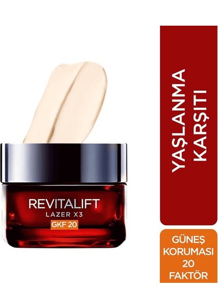 L'oreal Paris Revitalift Laser X3 Leke Karşıtı Krem 50 ml