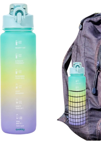 Quokka Life Rainbow Matara Mor-Sarı-Yeşil 1 Lt fiyatları