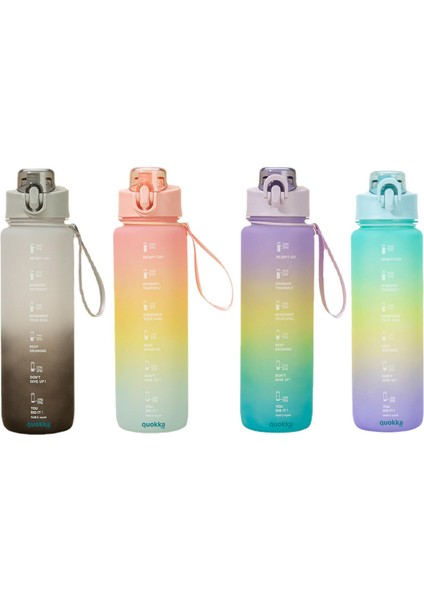 Quokka Life Rainbow Matara Mor-Sarı-Yeşil 1 Lt fırsatları