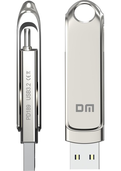 Dm PD189 Metal Type-C USB 3.1 Flash Bellek 64GB