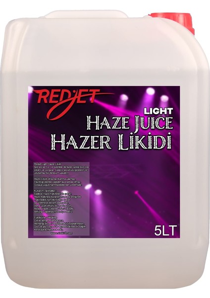 Hazer Makine Likiti Light(Hafif) 5000 ml