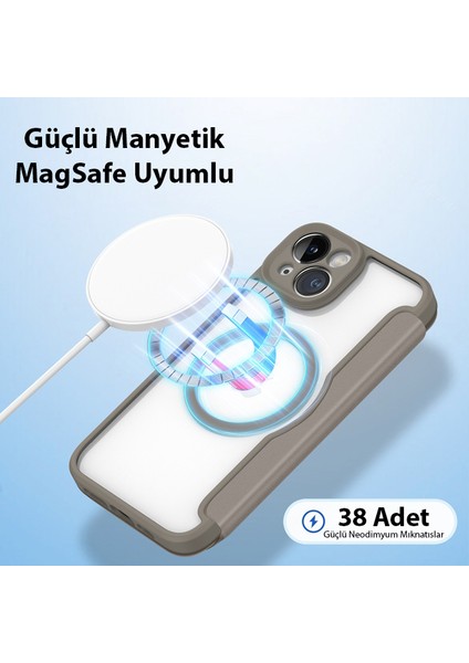 iPhone 14 6.1 Kılıf Skin x Pro Series Magsafe Kapaklı Kılıf Folio Case