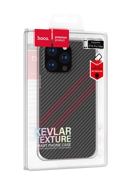 iPhone 14 Pro 6.1 Kılıf Kevlar Texture Darbe Emici Telefon Kılıfı indirimleri