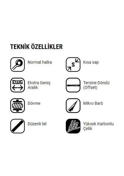 Fransız Olta Iğnesi 7021NT 10LU