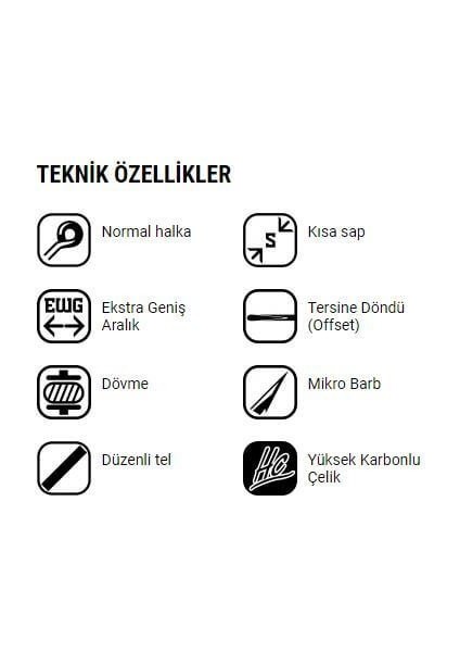 Fransız Olta Iğnesi 7022NT 10LU