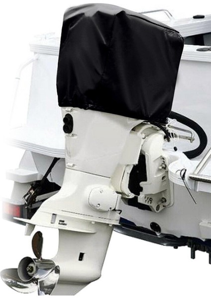 Tam Outboard Motor Kapağı Motor Kapağı Anti Rüzgar Su Geçirmez Anti Güneş Işığı 175-250HP (Yurt Dışından)