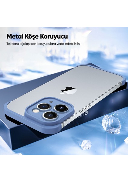 Apple iPhone 11 Pro Max Kılıf Zebana Corner Pad (Kamera ve Köşe Koruyucu) Sierra Mavisi fiyatları