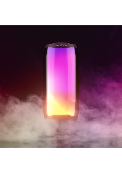 S200 LED Işıklı Taşınabilir Bluetooth Speaker Hoparlör Ses Bombası 1700MAH 10W Siyah