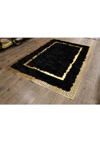 Gold Varaklı Siyah Toskana Halı 120 x 180 Cm fiyatları