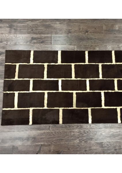Siyah Gold Bordürlü Peluş Halı 160 x 230 Cm fiyatları