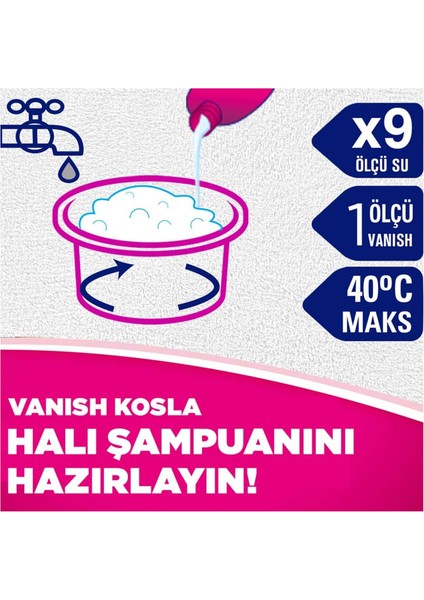 Kosla Halı Şampuanı Elde Yıkama 850 ml
