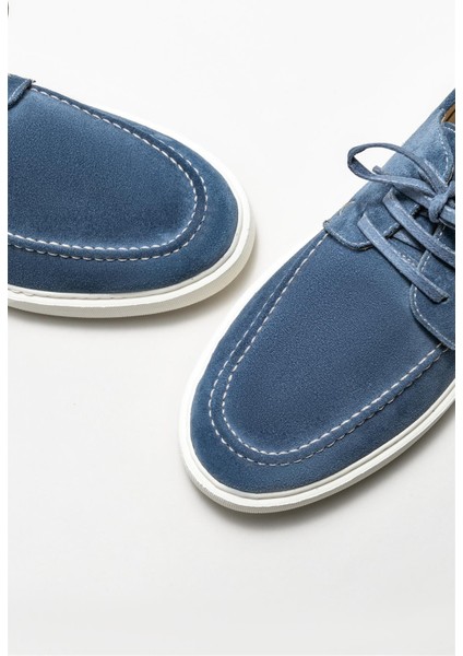 Mavi Deri Erkek Günlük Ayakkabı10 modelleri