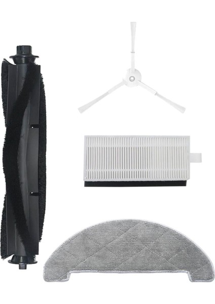 Neabot Nomo N2 Robot Süpürge Uyumlu 4'lü Yedek Parça Seti - Muadil Ürün