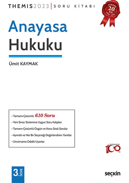 Themıs – Anayasa Hukuku Soru Kitabı- Ümit Kaymak