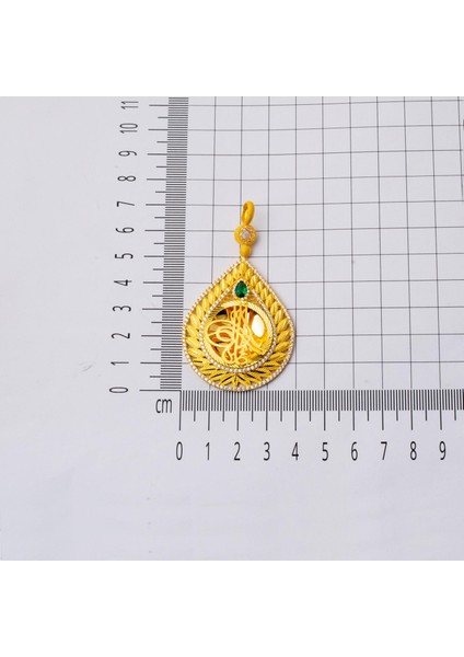 Yaprak Damla Tuğra Altın Kolye indirimleri