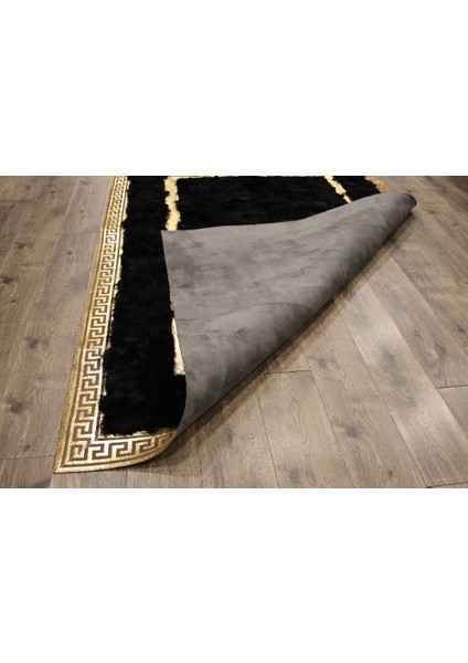 Gold Varaklı Siyah Toskana Halı 80 x 150 Cm fırsatları