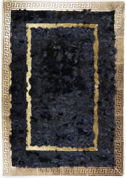 Gold Varaklı Siyah Toskana Halı 170 x 240 Cm fiyatları