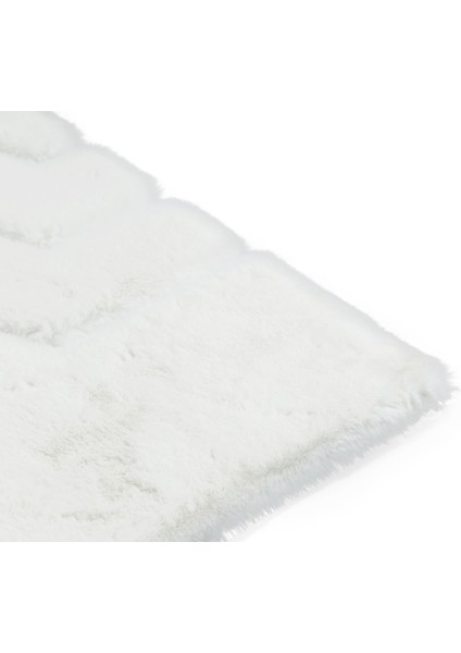 Beyaz Peluş Halı 120 x 180 Cm modelleri