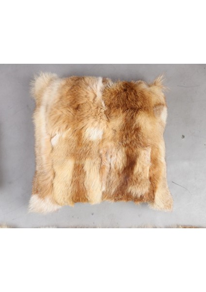 Kahverengi Doğal Kürk Koltuk Şal Takımı Şal 50 x 180 Cm, Yastık 50 x 50 Cm, Bel Yastığı 35 x 60 Cm indirimleri