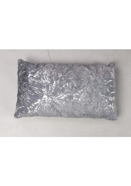 Açık Gri Gümüş Kuşayağı Baskılı Koltuk Şal Takımı Şal 50 x 180 Cm, Yastık 50 x 50 Cm, Bel Yastığı 35 x 60 Cm fiyatları