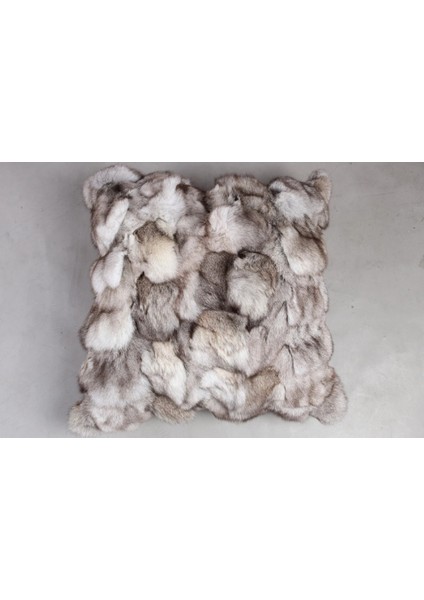 Krem Doğal Kürk Koltuk Şal Takımı Şal 50 x 180 Cm, Yastık 50 x 50 Cm, Bel Yastığı 35 x 60 Cm indirimleri
