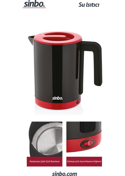 Sk-7388 Su Isıtıcı Kettle 1 Lt.