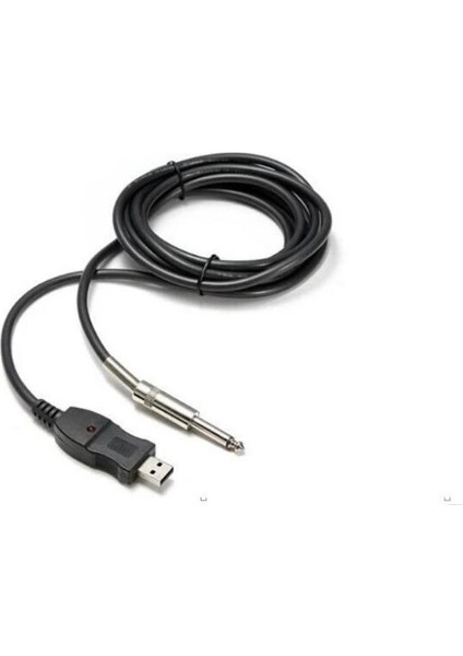 USB 6.3 mm Jack Adaptörü Pc Kayıt USB Gitar Kablosu USB Saz Kablosu