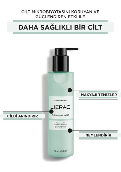 Micellar Water Nemlendirici, Vegan Yüz Ve Göz Temizleyici Misel Su 200 Ml