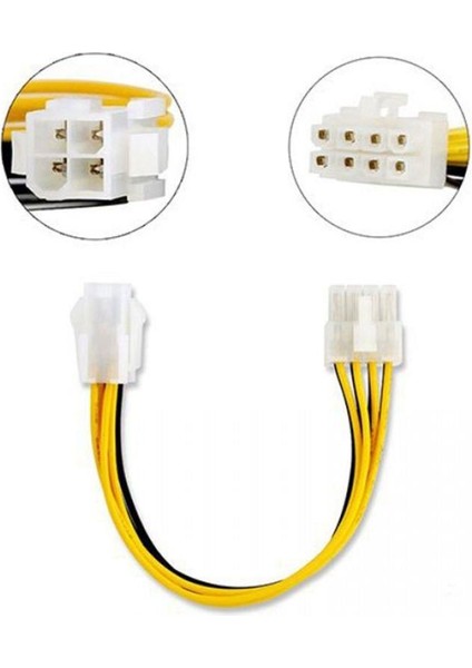 30 cm 4 Pin To 8 Pin Güç Kablo 4 Pin To 8 Pin Cpu Güç Kablo