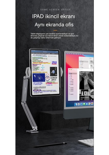 Konsol Dönen Alüminyum Alaşımlı Mobil Tablet Tutucu (Yurt Dışından) modelleri