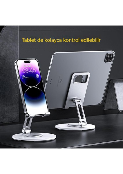 Katlanır Alüminyum Alaşımlı Döner Mini Telefon Tablet Tutacağı (Yurt Dışından) fiyatları