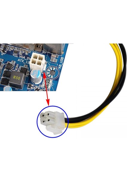 30 cm 4 Pin Dişi Erkek Cpu Kablo 4 Pin Dişi Erkek Cpu Uzatma Kablo modelleri