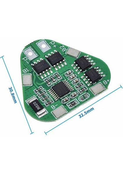 Roba 3s 8A 12V Bms Koruma Kartı 18650 Batarya Lityum Li-On Lipo Pil Koruma 11.1V 12.6V Aşırı Şarj