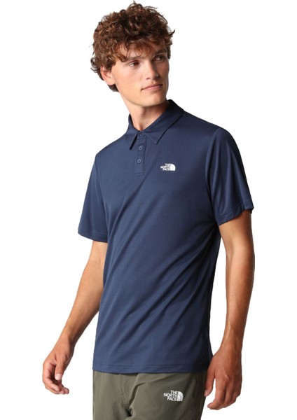 The North Face M Tanken Polo - Eu Mavi Erkek T-Shirt NF0A2WAZ8K21