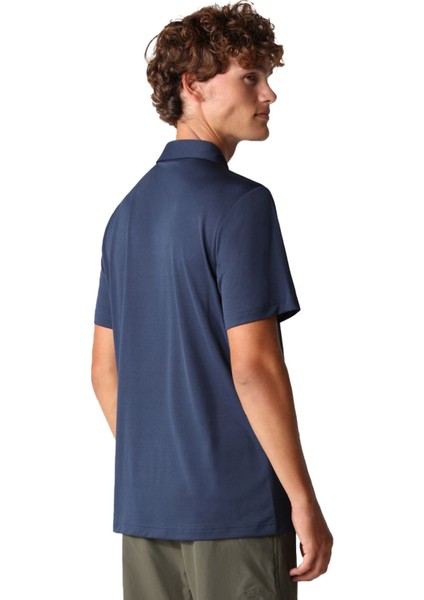 The North Face M Tanken Polo - Eu Mavi Erkek T-Shirt NF0A2WAZ8K21