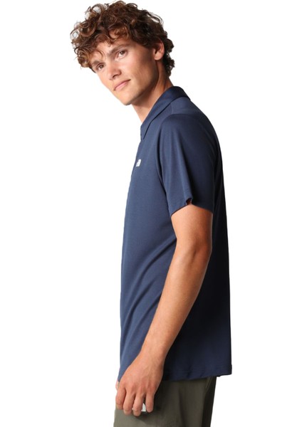 M Tanken Polo - Eu Mavi Erkek T-Shirt NF0A2WAZ8K21