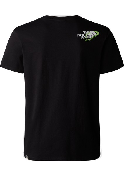 M Outdoor Graphic Tee Erkek Günlük Tişört NF0A827JJK31 Siyah fiyatları