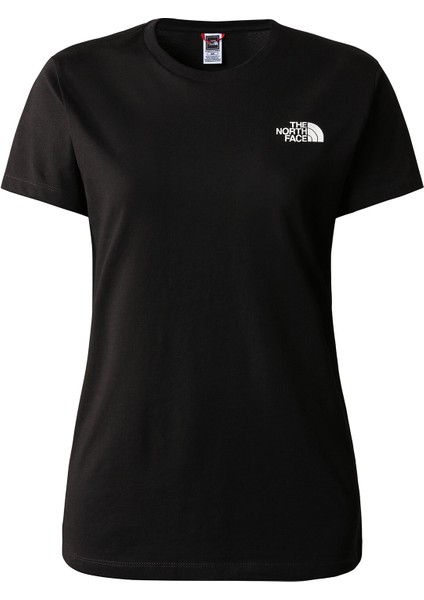 W Outdoor Graphic Tee Kadın Günlük Tişört NF0A827MJK31 Siyah