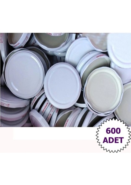 Konserve Kavanoz Kapağı Koli 600 Adet Toptan