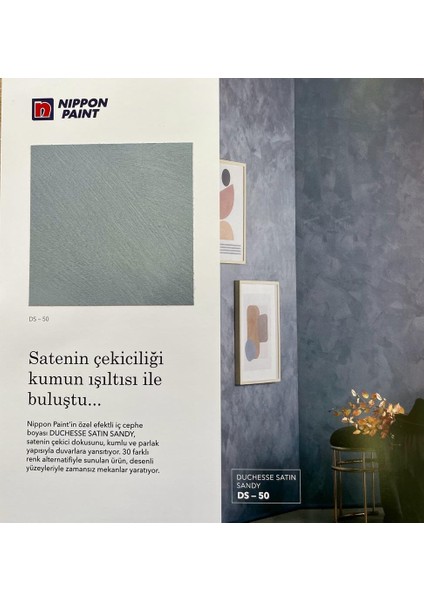 Paint Duchesse Satın Sandy Kumlu Saten Dokulu Boya 1,25 Litre