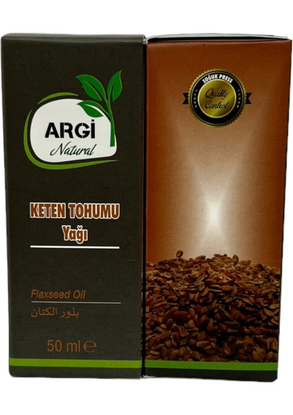 Natural Keten Tohumu Yağı 50 ml