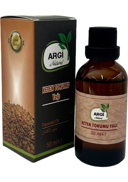 Natural Keten Tohumu Yağı 50 ml