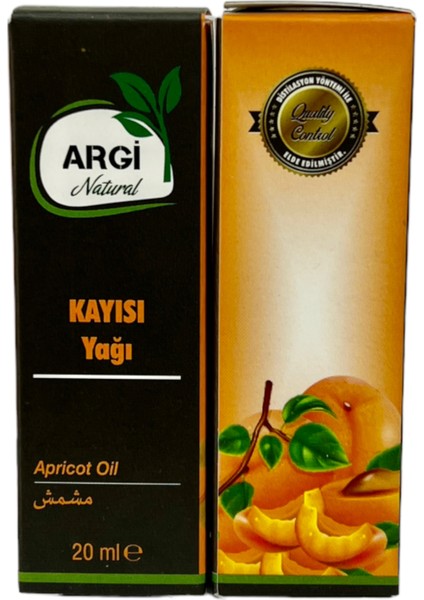 Natural Kayısı Yağı 20 ml