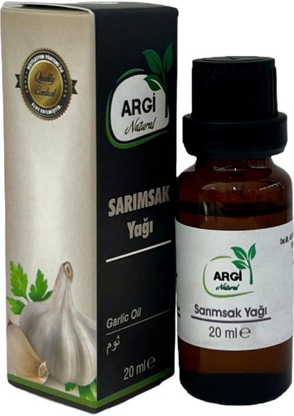 Natural Sarımsak Yağı 20 ml