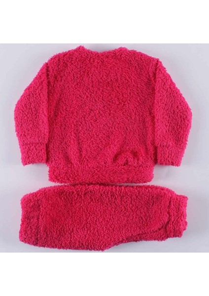 Kız Bebek Fuşya Çilekli Welsoft 2'li Peluş Takım
