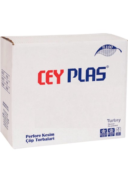 Endüstriyel Hantal Boy Mavi Çöp Torbası 100X150 cm 10 Adet