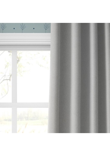 Blackout Karartma Tek Kanat Fon Perde Açık Gri fiyatları